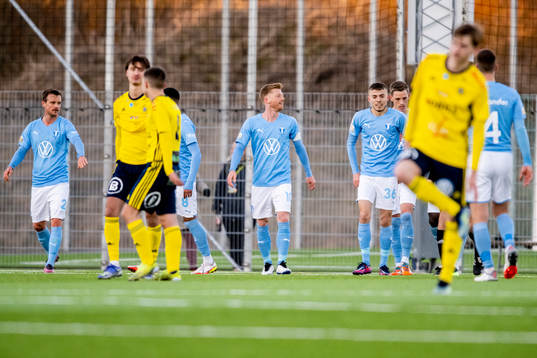 Malmö FFs Anders Christiansen  jublar