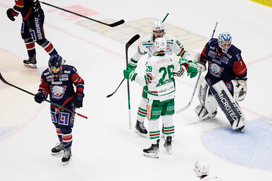 Rögles Anton Bengtsson jublar