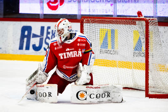 Timrås målvakt Jacob Johansson
