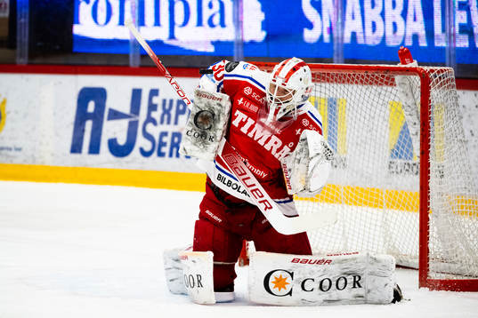 Timrås målvakt Jacob Johansson