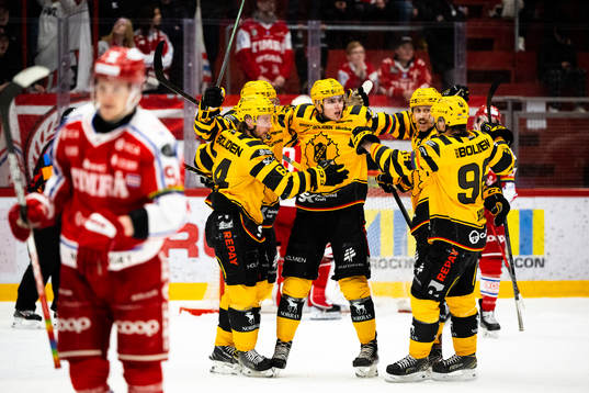 Skellefteås Jonathan Johnson jublar