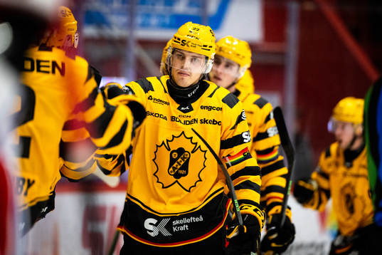 Skellefteås Jonathan Johnson jublar