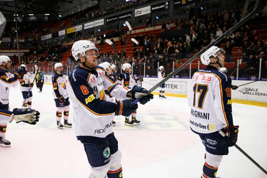 Djurgårdens Linus Arnesson jublar