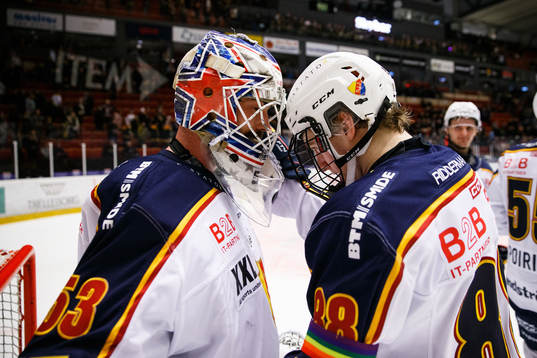Djurgårdens målvakt Alexander Salak och Jonathan