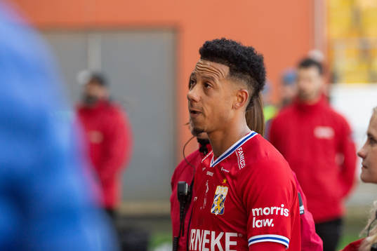 IFK Göteborgs Tobias Sana i samtal med publiken