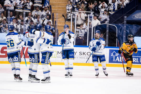 Leksands Linus Andersson jubel