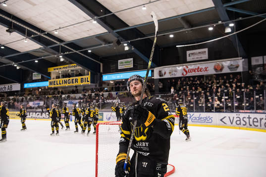 Västerås Marcus Bergman jublar
