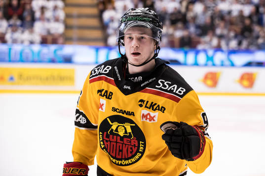 Luleås Pontus Andreasson  jubel