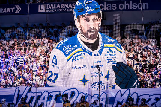 TIFO för Leksands Marek Hrivik