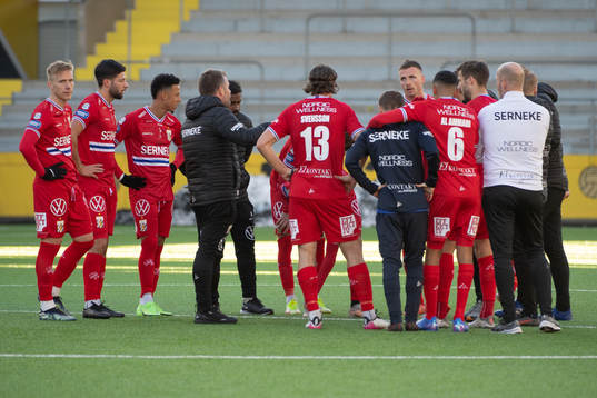 IFK Göteborgs spelare deppar