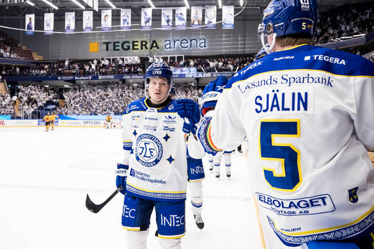 Leksands Linus Andersson jubel