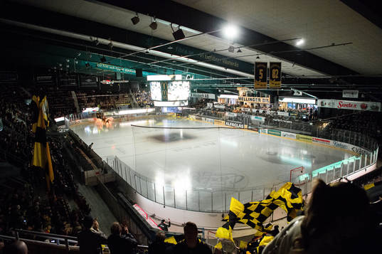 Interiör vy över ABB Arena