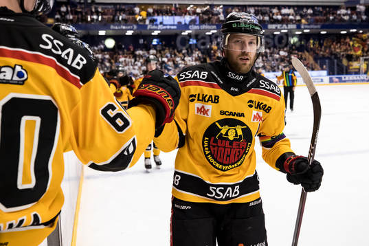 Luleås Linus Omark jubel