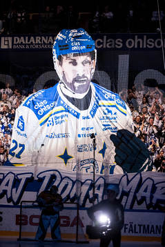 TIFO för Leksands Marek Hrivik