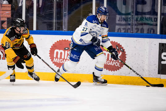 Luleås Julius Honka och Leksands Marek Hrivik