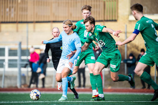 Malmö FFs Sebastian Nanasi och BK Olympics Albin