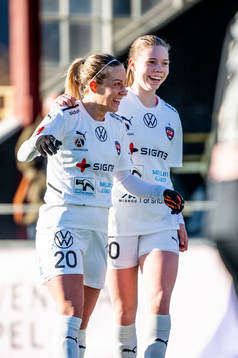 Rosengårds Mia Persson jublar