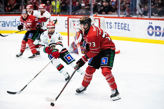 Örebros Oliver Eklind och Frölundas Michael Spacek