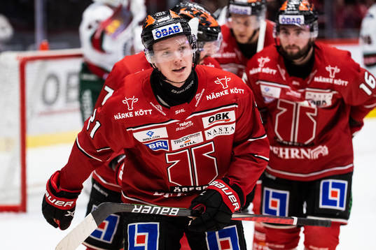 Örebros Linus Öberg jublar
