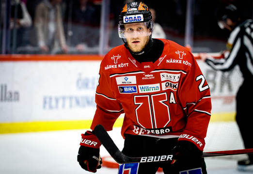 Örebros Jani Lajunen jublar