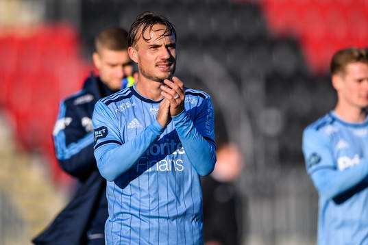 Djurgårdens Pierre Bengtsson jublar