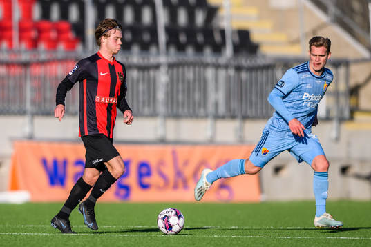 Brommapojkarnas Wilmer Odefalk och Djurgårdens Hampus