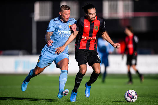 Djurgårdens Victor Edvardsen och Brommapojkarnas Monir