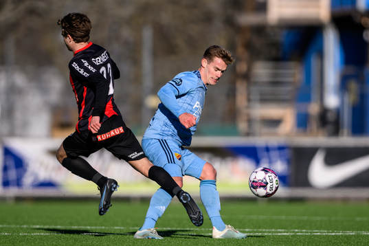 Brommapojkarnas Wilmer Odefalk och Djurgårdens Hampus