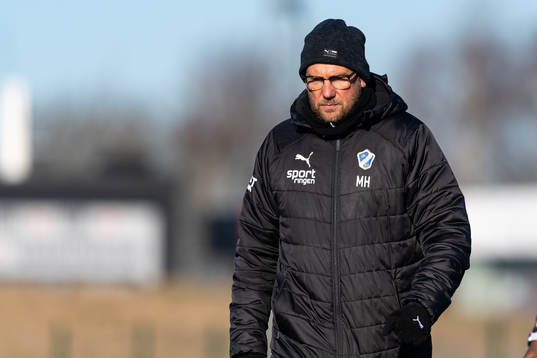 Halmstads tränare Magnus Haglund