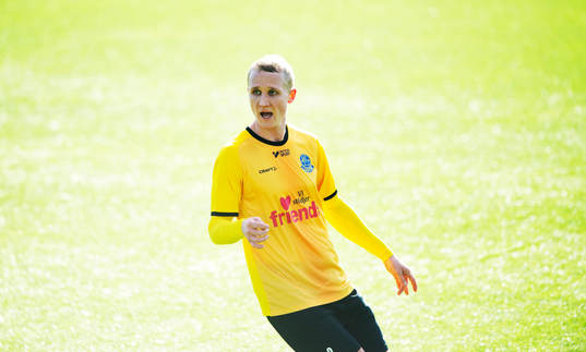 Lunds Andre Kamp i träningsmatchen mellan Lunds BK och IFK