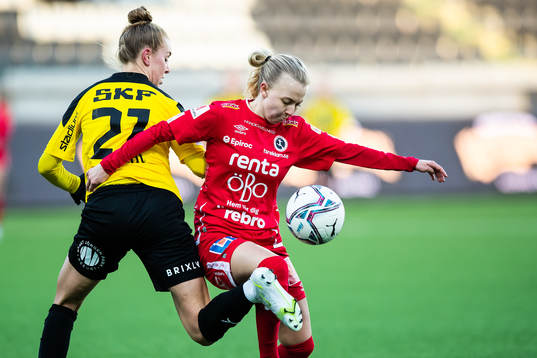 Häckens Dilja Yr Zomers och Örebros Nathalie Hoff Persson