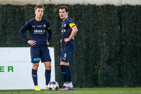 Lucas Lingman and Brandur Hendriksson Olsen of Helsingborg