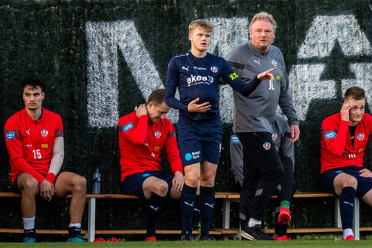 Leo Frigell Jansson and head coach Jörgen Lennartsson of