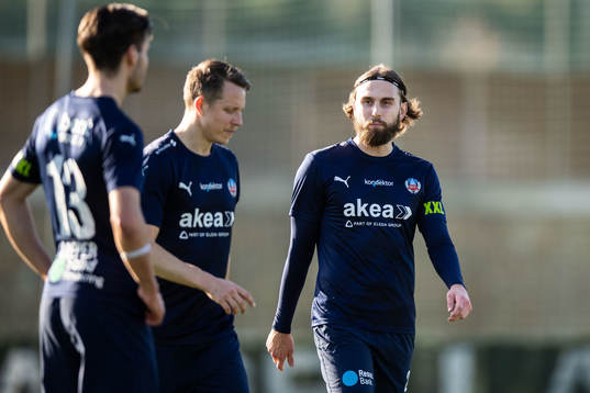 Ali Suljic of Helsingborg looks dejected