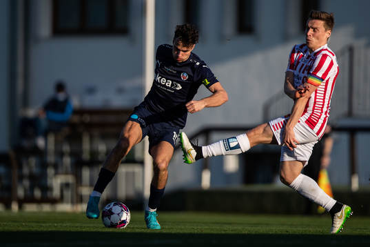 Assad Al Hamlawi of Helsingborg and Ruben Yttergård
