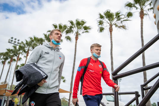 Dennis Olsson and Leo Frigell Jansson of Helsingborg