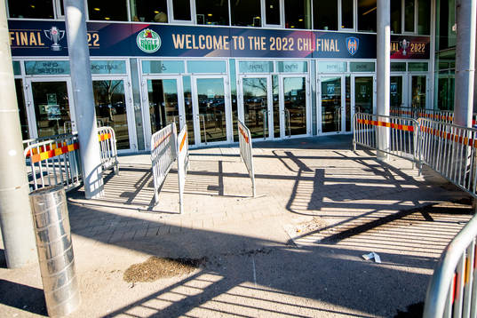 Sign with the text, Welcome to the 2022 CHL Final