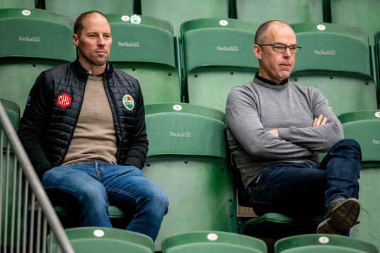 Chris Abbott, head of sports and Daniel Koch, club director