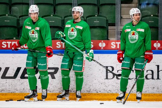 Adam Tambellini, Ted Brithén och Daniel Zaar of Rögle