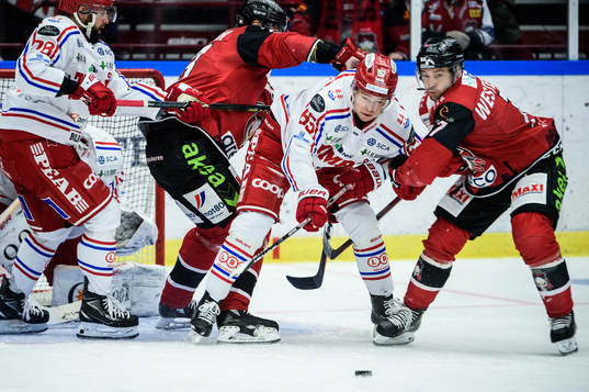 Timrås Filip Westerlund och Malmö Redhawks Pathrik