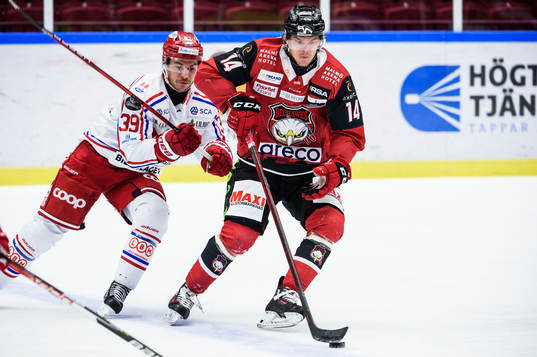 Timrås Ty Rattie och Malmö Redhawks Carl-Johan Lerby