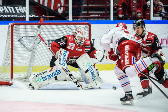 Malmö Redhawks målvakt Daniel Marmenlind släpper in 0-2