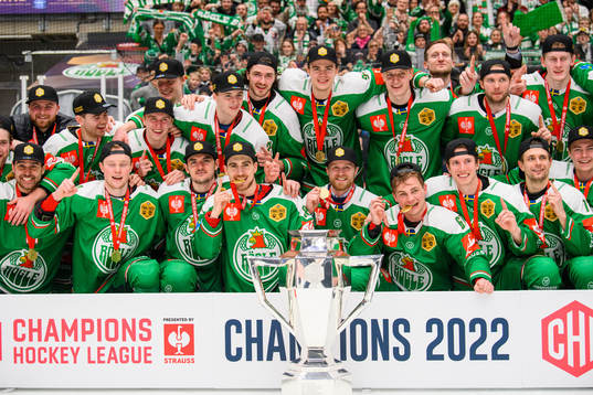 during the CHL final between Rögle and Tappara
