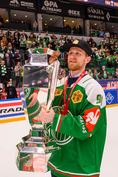 Ted Brithén of Rögle celebrate