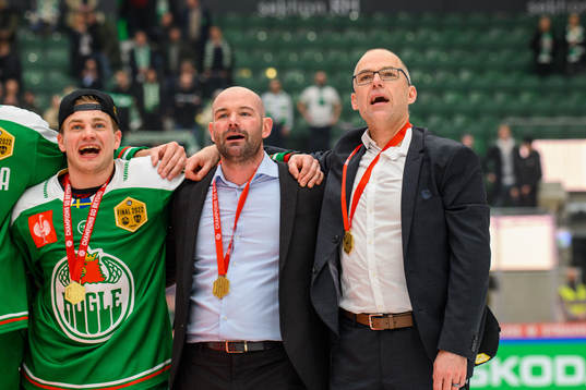 Leon Bristedt, Daniel Koch, club director of Rögle