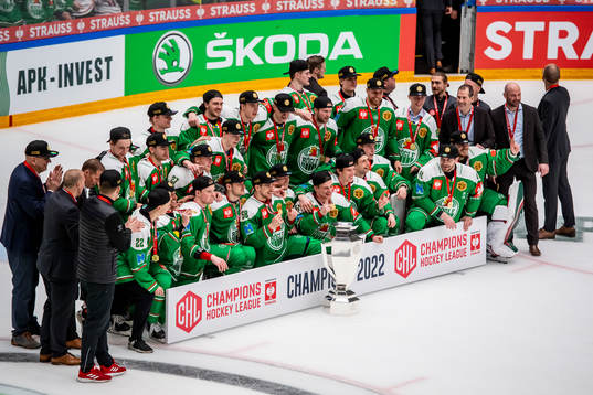 Player of Rögle celebrates