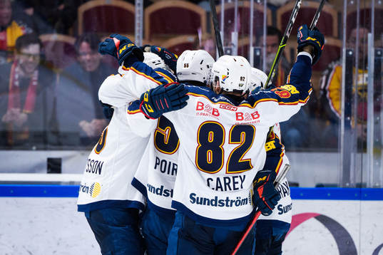 Djurgårdens spelare jublar