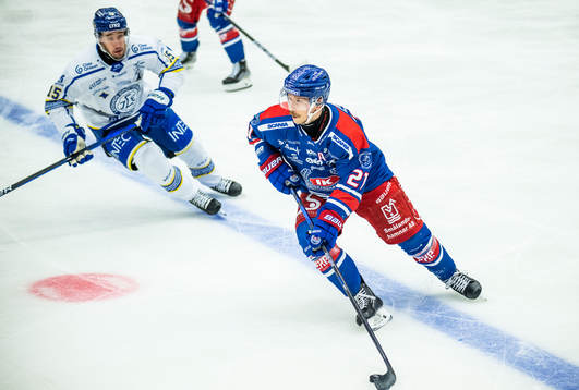 Leksands Max Veronneau och Oskarshamns Brian Cooper