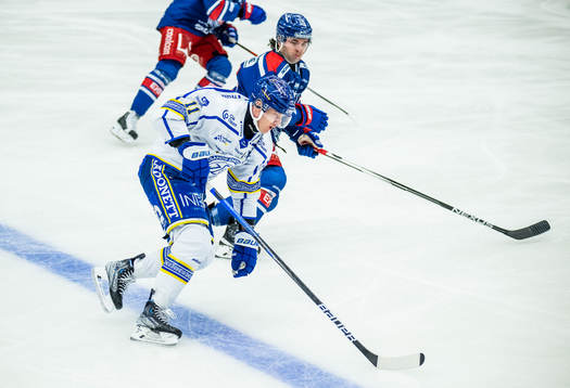 Leksands Martin Karlsson och Oskarshamns David Quenneville