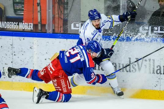 Oskarshamns Brian Cooper och Leksands Marek Hrivik